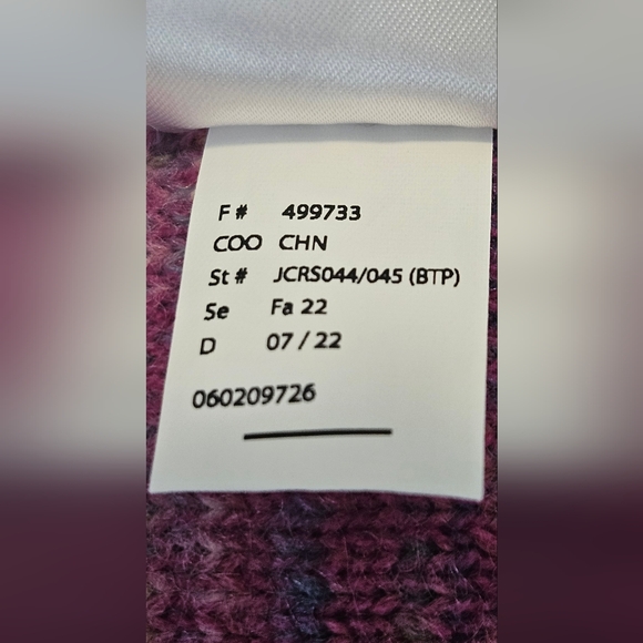 Circus NY Cardigan Sweater Button Long Sleeve Variable Colors Size L - Picture 9 of 9